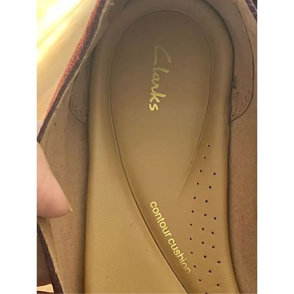 Clarks Pure Walk Leather Flats - Picture 5 of 8